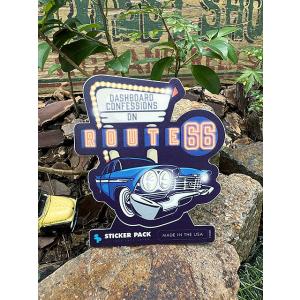 ステッカーパック　アウトドア　ステッカー　ルート66シリーズ　Lサイズ　（ルート66 ダッシュボード...