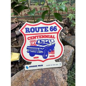 ステッカーパック　アウトドア　ステッカー　ルート66シリーズ　Lサイズ　（ルート66　センテニアル）...