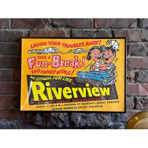 昔のアメリカの遊園地 リバービューパーク ポスタ...の商品画像