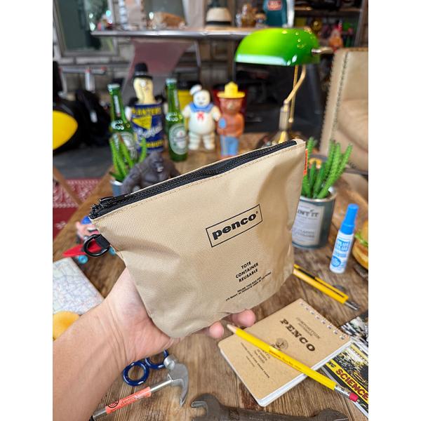 PENCO　ペンコ　バケットポーチ　（ベージュ）　収納ポーチ　トラベルポーチ　ガジェットポーチ　化粧...