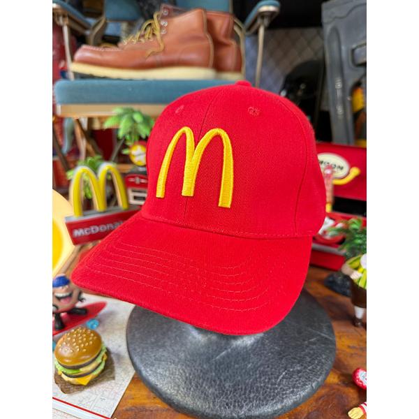 マクドナルド　クルーキャップ　Mアーチロゴ　（レッド） ■ アメリカン雑貨 アメリカ雑貨