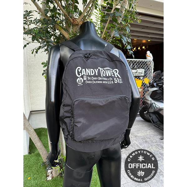 キャンディタワー　オフィシャル　折りたたみ　コンパクト　リュック ■ アメリカン雑貨 アメリカ雑貨