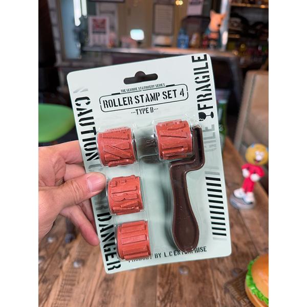 ミリタリー　ステンシル　ローラースタンプ　（Bタイプ）　コロコロスタンプ　ハンコ ■ アメリカン雑貨...