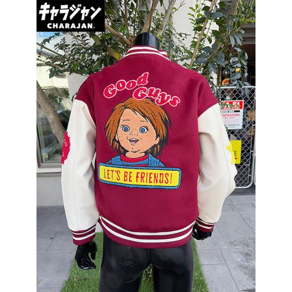 映画　チャイルドプレイ　チャッキー　スタジャン　Lサイズのみの展開　ユニセックス　オフィシャルライセ...