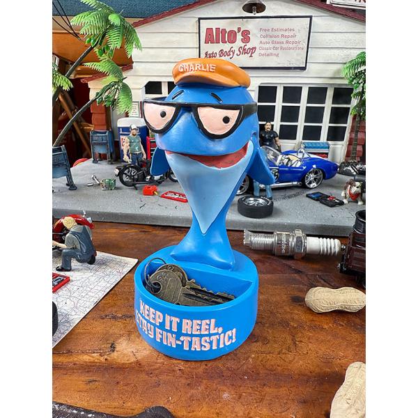 チャーリー・ザ・ツナ　メッセージ　レジントレイ　ポリレジン　スタチュー ■ アメリカン雑貨 アメリカ...