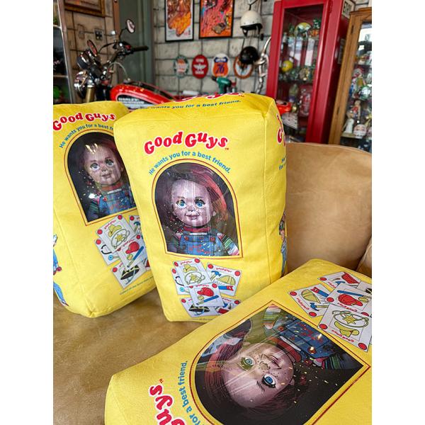 映画　チャイルドプレイ　チャッキー人形の箱　ドールボックス　クッション　単品 ■ アメリカン雑貨 ア...
