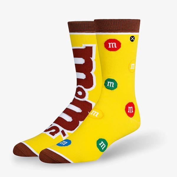 ODD SOX　M&amp;M'S　ソックス　（M&amp;M'S SPLIT YELLOW）　靴下　26〜30cm...