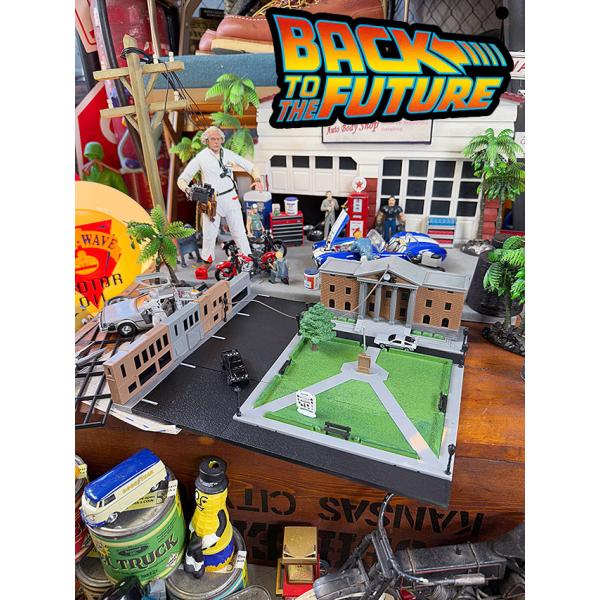 Jada　映画 バック・トゥ・ザ・フューチャー　ヒルバレー　時計台　ジオラマセット　ナノスケール　（...