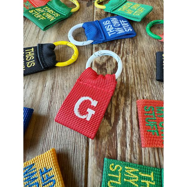 カレッジ　イニシャルレター　タグ　（G）　キーホルダー ■ アメリカン雑貨 アメリカ雑貨