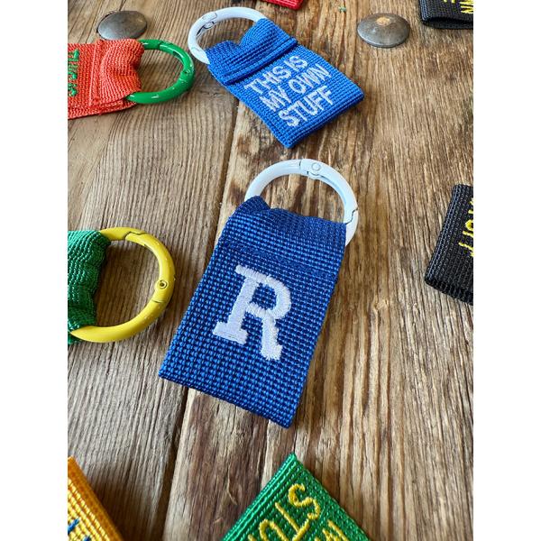 カレッジ　イニシャルレター　タグ　（R）　キーホルダー ■ アメリカン雑貨 アメリカ雑貨