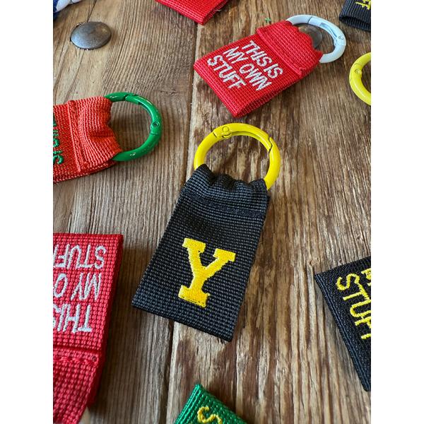 カレッジ　イニシャルレター　タグ　（Y）　キーホルダー ■ アメリカン雑貨 アメリカ雑貨