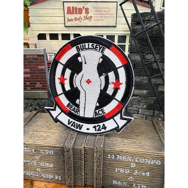U.S.ネイビー　VAW-124　ベアエース　ミリタリーワッペン ■ アメリカン雑貨 アメリカ雑貨