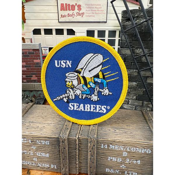 U.S.ネイビー　シービーズ　ミリタリーワッペン ■ アメリカン雑貨 アメリカ雑貨