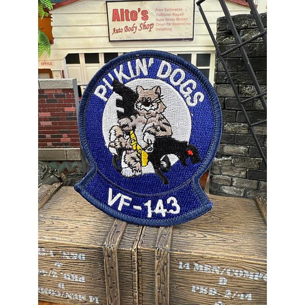 VF-143　ピーキンドッグス　ミリタリーワッペン ■ アメリカン雑貨 アメリカ雑貨 爆買