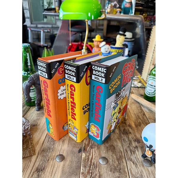 ガーフィールド　コミック　ブックボックス　（3冊セット）　シークレットボックス　隠し収納箱 ■ アメ...