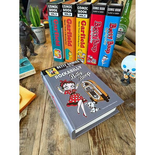 ベティ・ブープ　コミック　ブックボックス　（グレー）　シークレットボックス　隠し収納箱 ■ アメリカ...