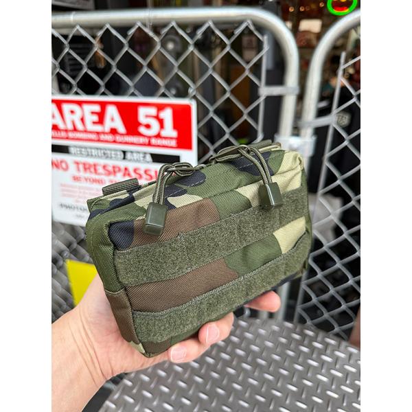 ミリタリー　モールポーチ　B-5901　（ウッドランド/カモフラ） ■ アメリカン雑貨 アメリカ雑貨