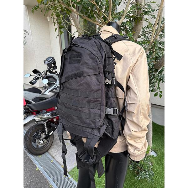 米軍タイプ　A-3　ミリタリー　バックパック　40L　（ブラック）　U.S.タイプ　リュック ■ ア...