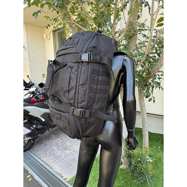 ミリタリー　B-126　3WAY　シーサックバッグ　大容量　45Lサイズ　（ブラック）　リュック　シ...