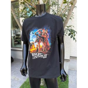 映画 バック・トゥ・ザ・フューチャー Part3 オフィシャル Tシャツ （L