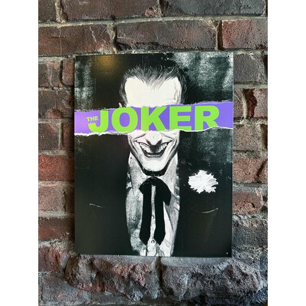 DCコミックス　ジョーカー　ブリキ看板　（Sliced）　バットマン ■ アメリカン雑貨 アメリカ雑...