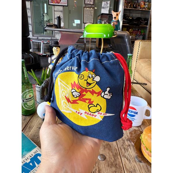 レディキロワット　巾着袋　キンチャク袋 ■ アメリカン雑貨 アメリカ雑貨 爆買