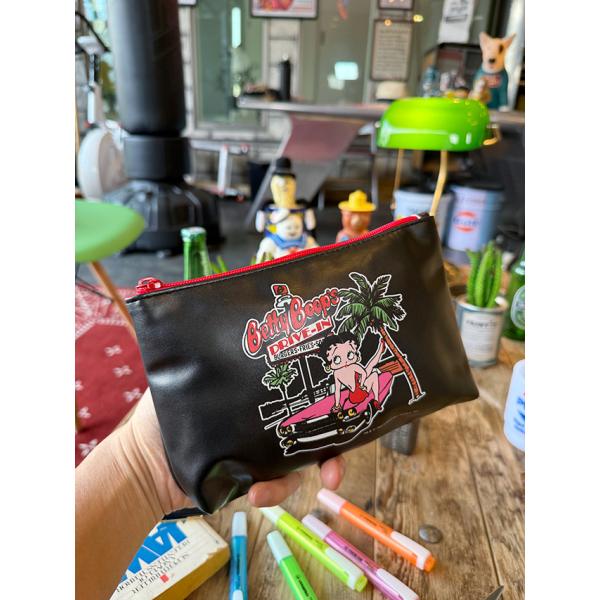 ベティ・ブープ　スクエアポーチ　（ブラック） ■ アメリカ雑貨 アメリカン雑貨