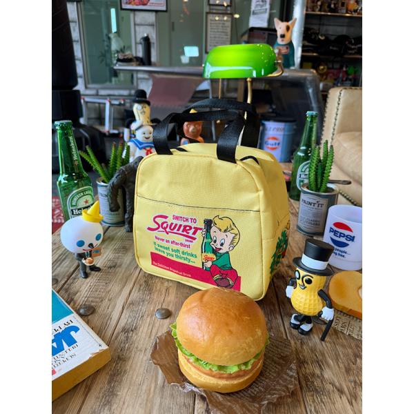 アドバタイジング　ランチバッグ　（スクアート）　保冷バッグ ■ アメリカン雑貨 アメリカ雑貨