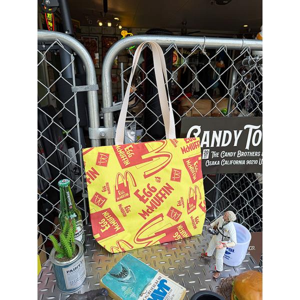 マクドナルド　エッグマックマフィン　＆　クォーターパウンダー　オフィシャル　トートバッグ ■ アメリ...