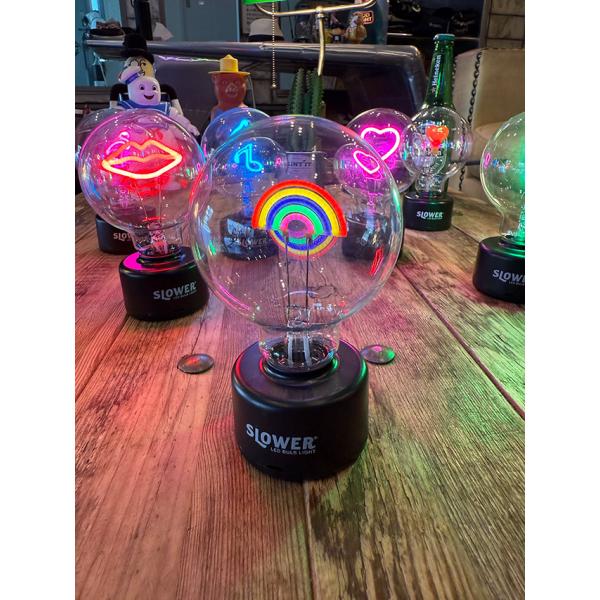 LED　バルブライト　（レインボー）　単四電池＆USB電源の両方対応 ■ アメリカン雑貨 アメリカ雑...
