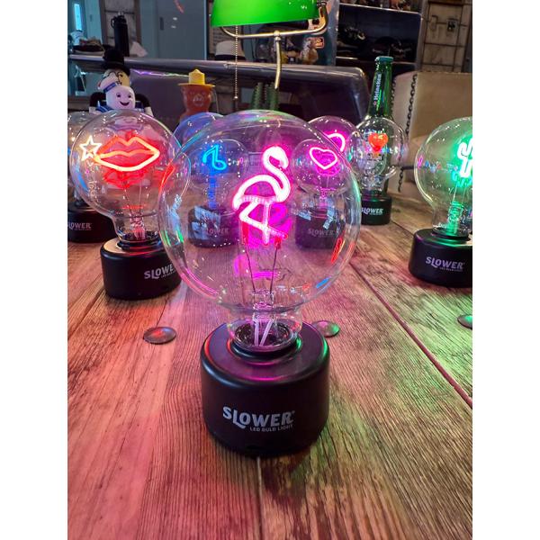 LED　バルブライト　（フラミンゴ）　単四電池＆USB電源の両方対応 ■ アメリカン雑貨 アメリカ雑...