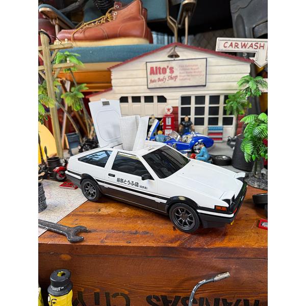 頭文字D　トヨタ AE86 スプリンタートレノ　藤原とうふ店(自家用)仕様　ウェットティッシュケース...