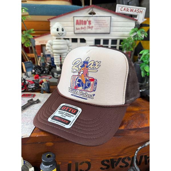 OTTO　サンデーレース　メッシュキャップ（パブスト） ■ アメリカン雑貨 アメリカ雑貨