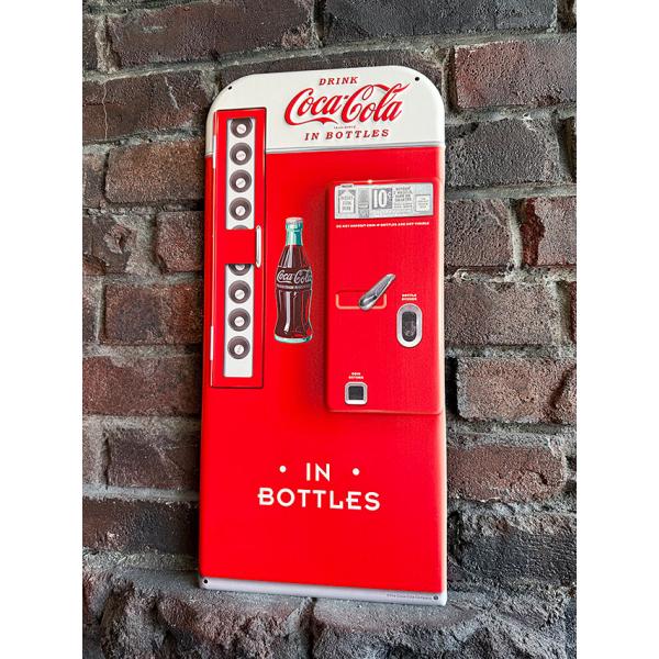 コカ・コーラ　自動販売機型　エンボスティンサイン　ベンディングマシン ■ アメリカン雑貨 アメリカ雑...