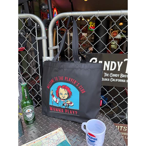 映画　チャイルドプレイ　チャッキー　トートバッグ　（プレイヤーズクラブ） ■ アメリカン雑貨 アメリ...