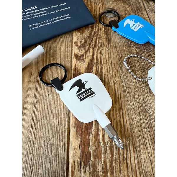 USPS　スクリュードライバー　キーホルダー　（ホワイト）　MADE IN U.S.A. ■ アメリ...