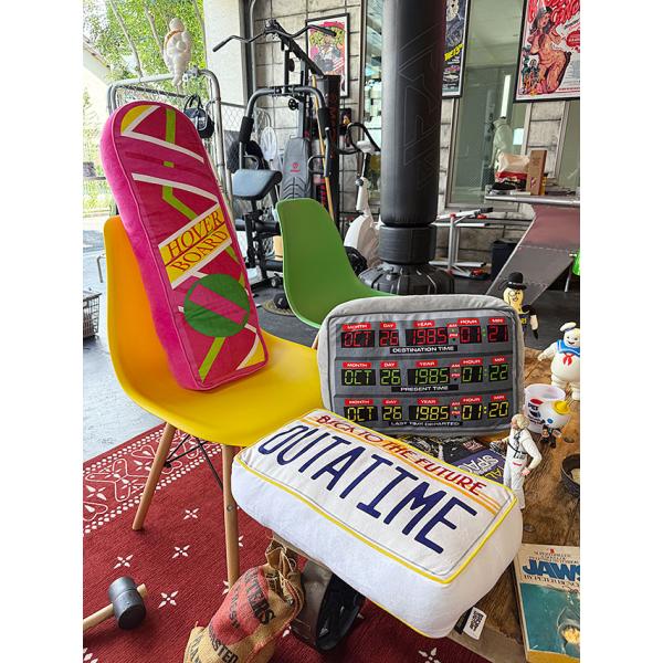 映画　バック・トゥ・ザ・フューチャー　ダイカット　クッション　（3個セット）　オフィシャルグッズ ■...