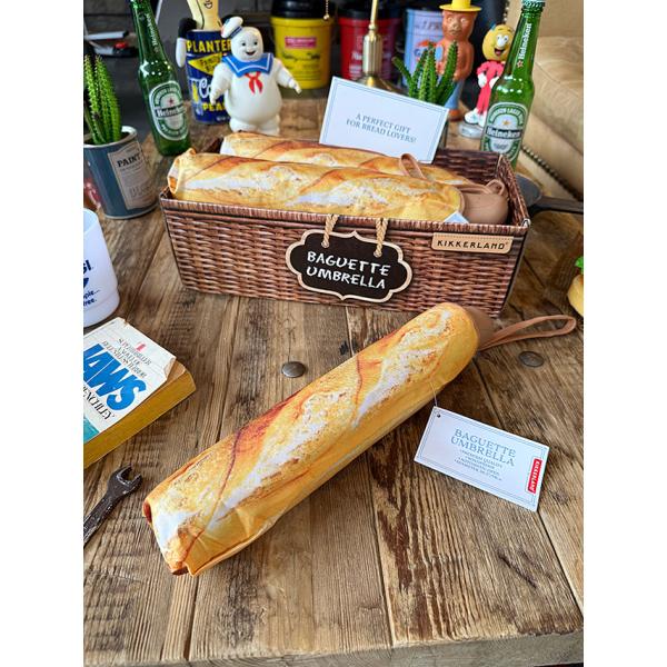 キッカーランド　フランスパン　折りたたみ傘　バゲットアンブレラ ■ アメリカン雑貨 アメリカ雑貨