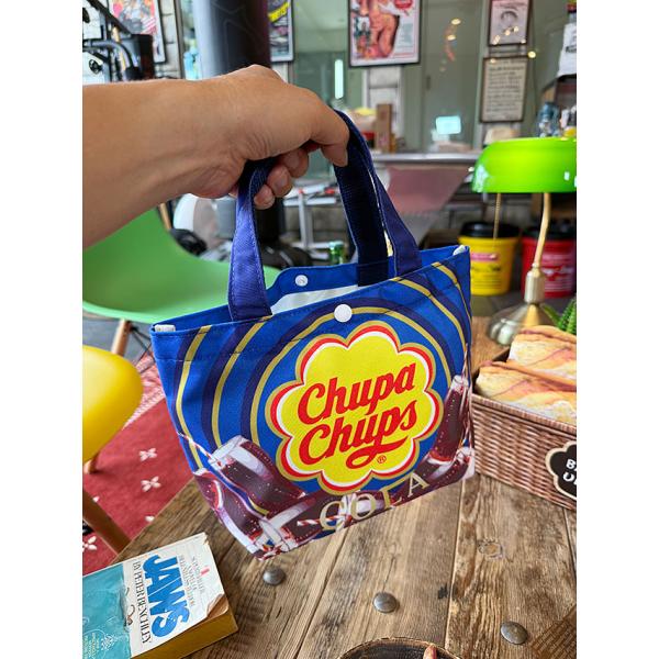 駄菓子屋シリーズ　お菓子パッケージ　ランチバッグ　（チュッパチャプス）　オフィシャルグッズ　昭和レト...