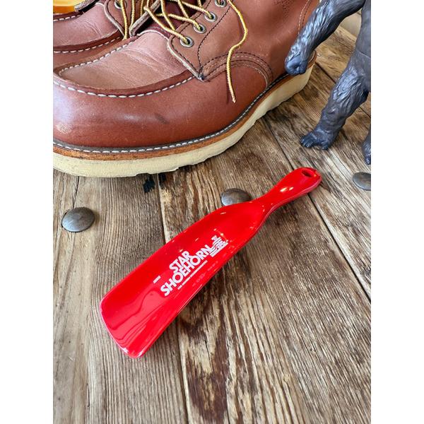 アナハイム　スターシューホーン　（レッド）　靴べら　MADE IN U.S.A.　アメリカ製の靴べら...