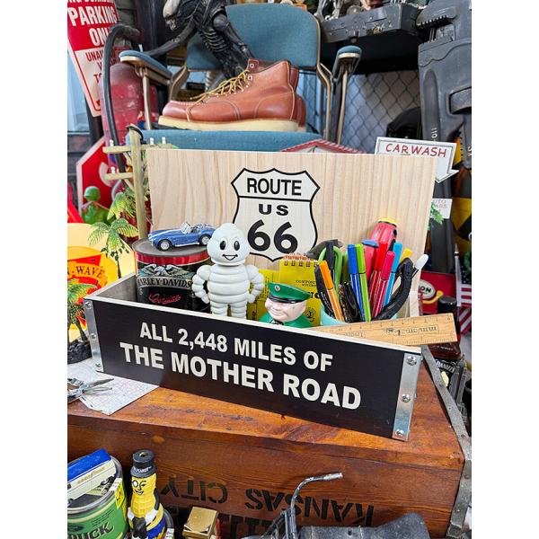 ルート66　ウッドシェルフ ■ アメリカン雑貨 アメリカ雑貨