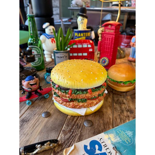 ハンバーガー　コンテナ　小物入れ　アクセサリーボックス ■ アメリカン雑貨 アメリカ雑貨