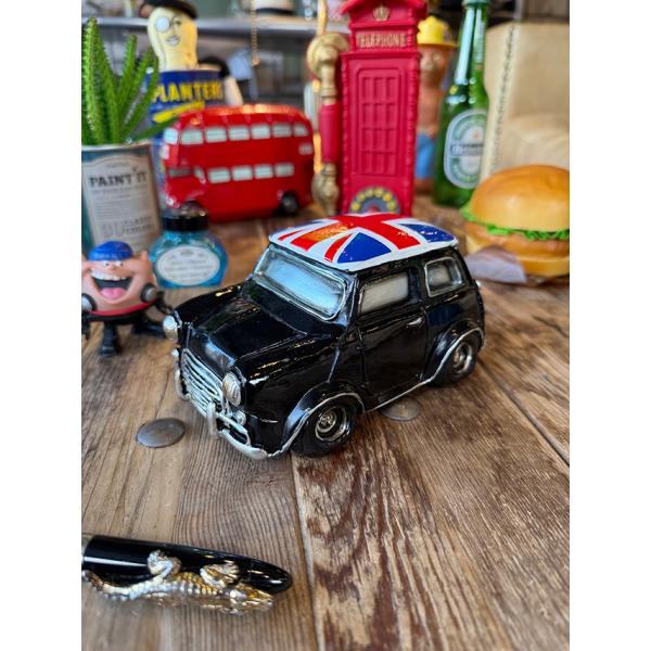 クラシックミニ　ユニオンジャック　オールディーズマネーバンク　貯金箱 ■ アメリカ雑貨 アメリカン雑...