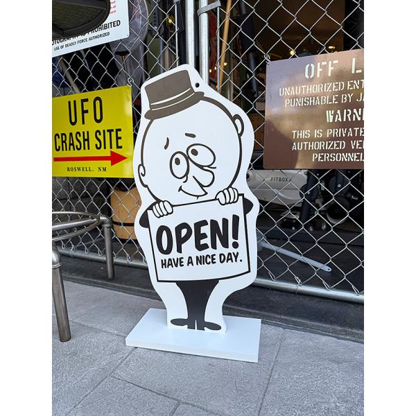 バーギー　オープン＆クローズ　スタンドサイン　2WAY　ウッドサイン　木製看板 ■ アメリカン雑貨 ...