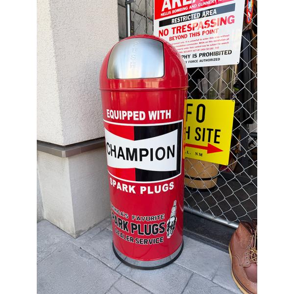 チャンピオン　スチール　ダストボックス　53Lサイズ　ゴミ箱　（インナー缶付き） ■ アメリカン雑貨...