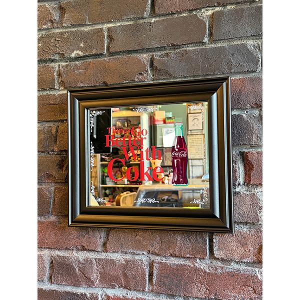 コカ・コーラ　ヴィンテージミラーサイン　（Things Go Better With Coke）　パ...