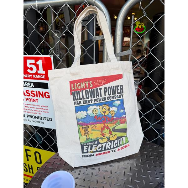 アメリカンコミック　トートバッグ　（レディキロワット） ■ アメリカン雑貨 アメリカ雑貨