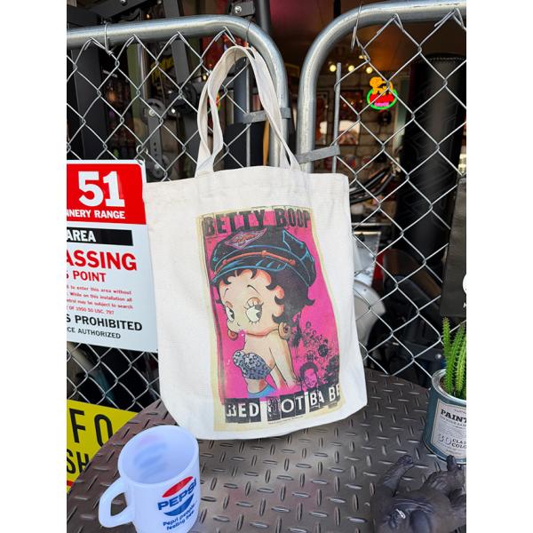 アメリカンコミック　トートバッグ　（ベティ・ブープ） ■ アメリカン雑貨 アメリカ雑貨