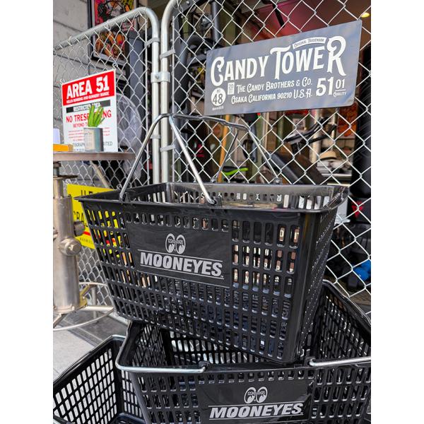 ムーンアイズ　ショッピングバスケット　（ブラック）　単品 ■ アメリカン雑貨 アメリカ雑貨