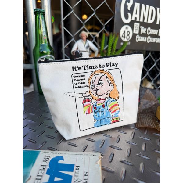 映画　チャイルドプレイ　チャッキー　ファスナーポーチ　（It's Time to Play） ■ ア...